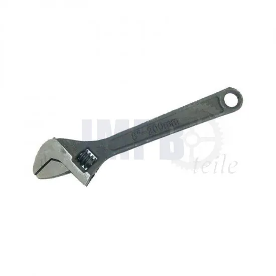 Einstellbarer Schlüssel 8 Inch Schwarz 200MM