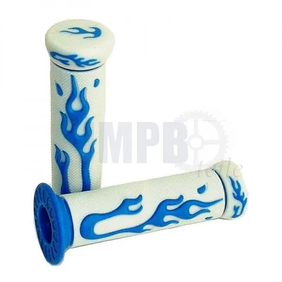 Griffe Flame Weiß/Blau