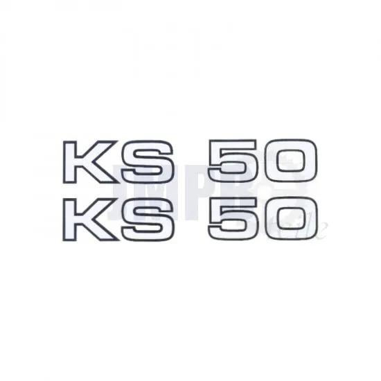 Aufklebersatz Zundapp KS50 - 2 Stück