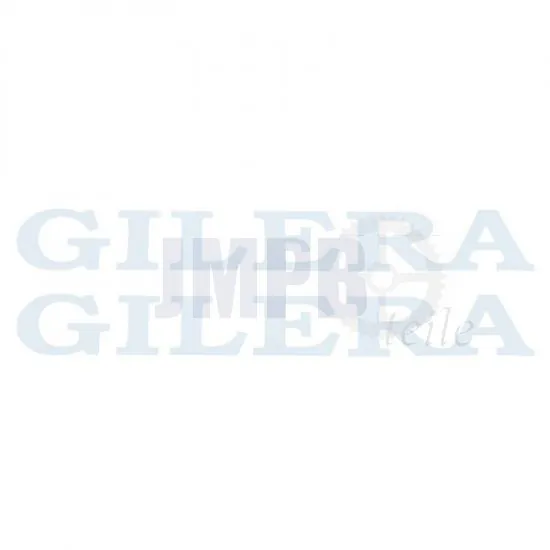 Gilera Wort Aufklebersatz Weiß 320X40MM