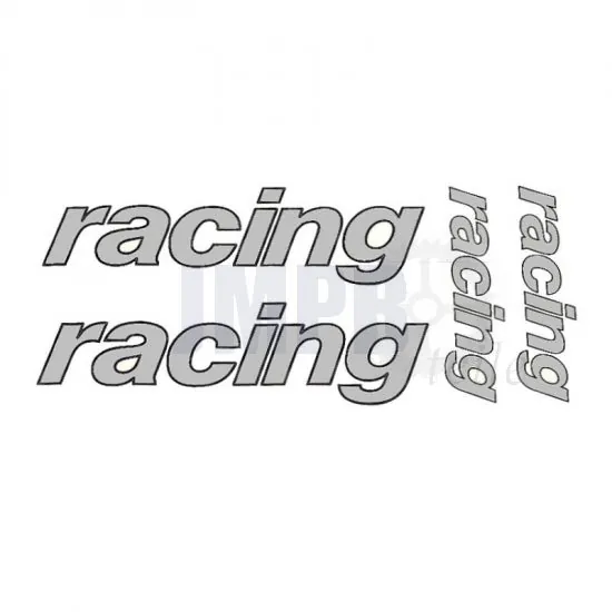Aufkleber Racing 4-Stück