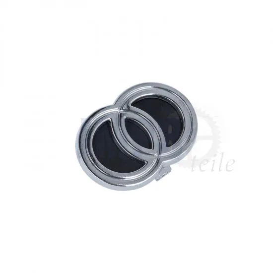 Logo Klicken emblem Gilera Schwarz/Chrom