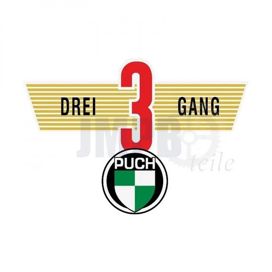 Transfer Hinter Schutzblech Puch VS50D Drei Gang