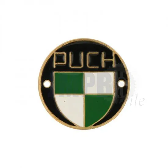 Emblem Scheinwerfergehäuse Puch Messing