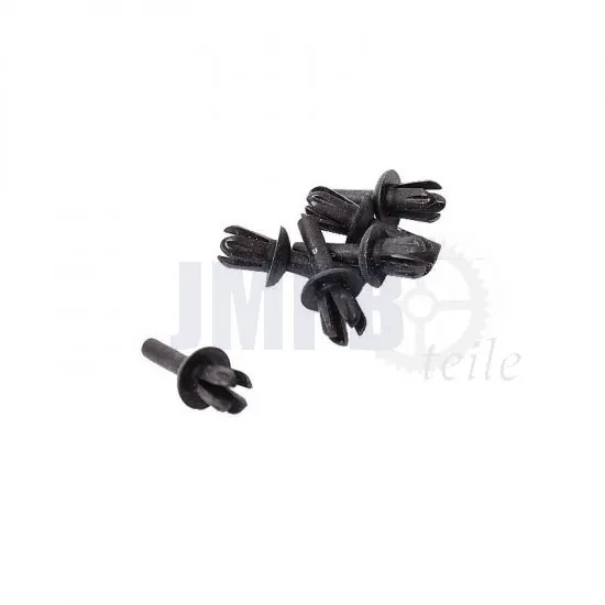 Nieten Kunststoff nylon 6.2MM Schwarz