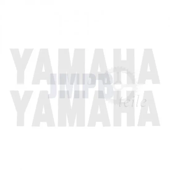 Aufkleber Yamaha Weiß Groß