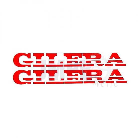 Aufklebersatz Turbo Gilera Rot