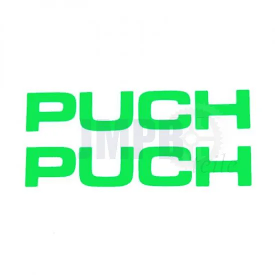Aufklebersatz Puch Grün