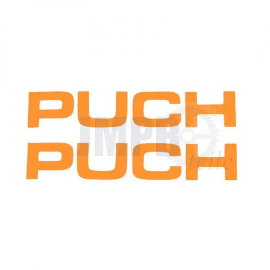 Aufklebersatz Puch Orange