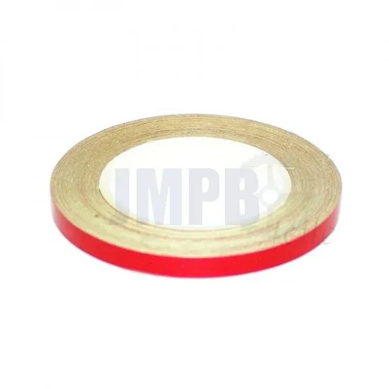 Felgen Rand Aufkleber Rot 5MM - 6Mtr