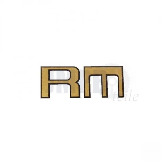 Rahmenaufkleber Kreidler Gold/Schwarz RM