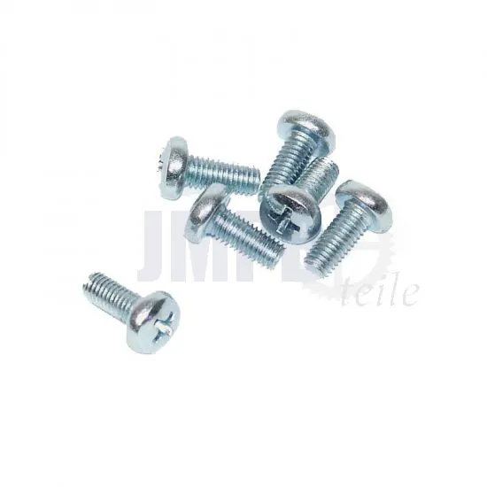 Zylinderschraube Verzinkt M6X8 Din 7985H