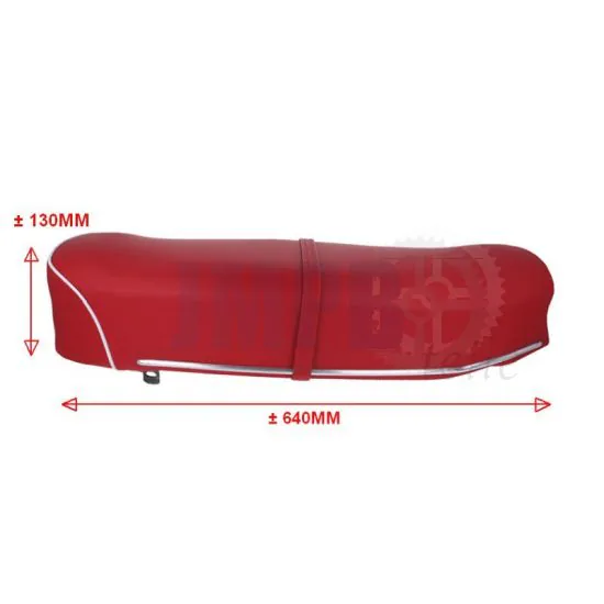 Sitzbank Zundapp Rot - Weißem Leitung