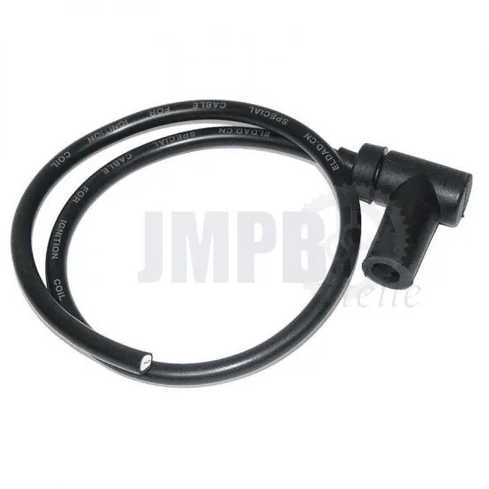 Zündkabel + Stecker 50CM Schwarz