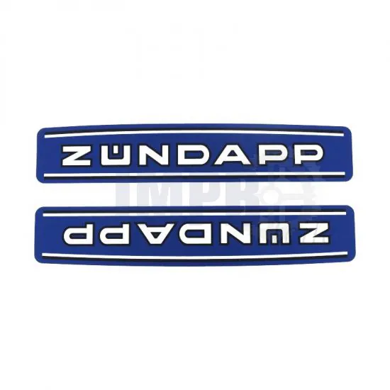 Tankaufkleber Zundapp 529 Kurzbahn Blau