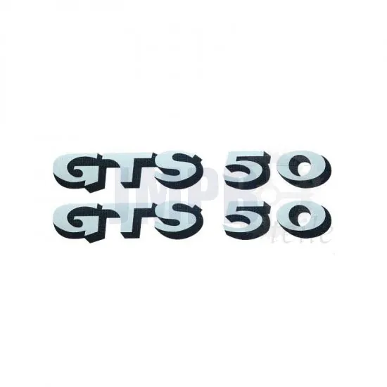 Aufklebersatz Zundapp GTS 50 Schwarz/Grau