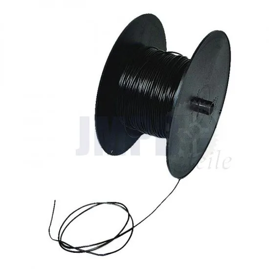 Electrischen Kabel 1.0MM² Schwarz Pro Meter
