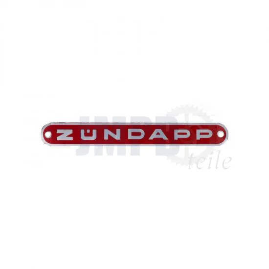 Emblem Zundapp Aluminium Rot