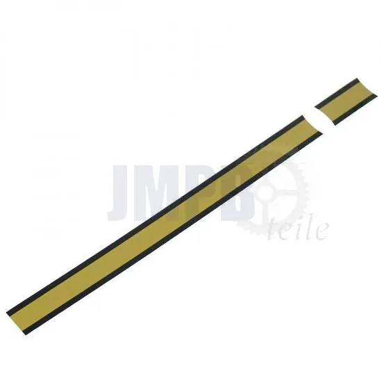 Streifen Aufkleber Tank Kreidler Gold/Schwarz