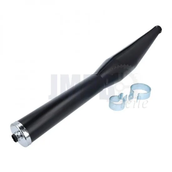 Auspuffdämpfer Universal Cross Schwarz 28MM