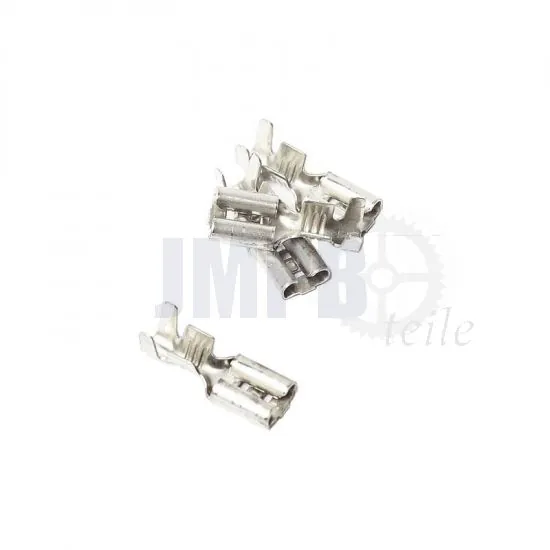 Flachsteckhülse Unisoliert 4.8MM