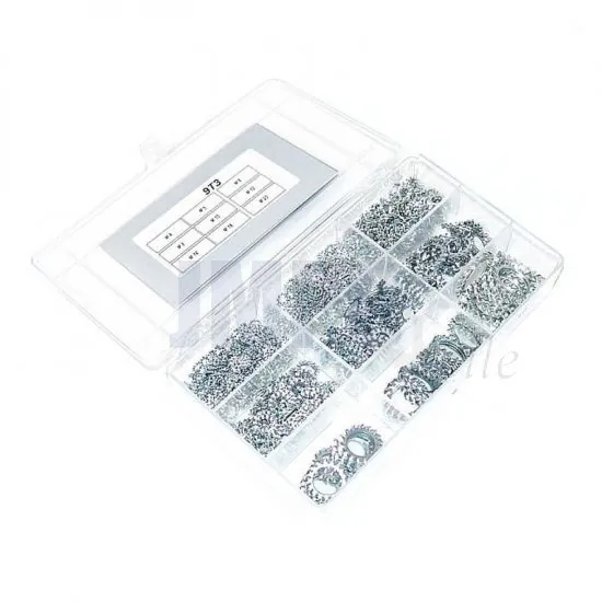 Sortiment Satz Zahnscheibe Din 6798A - 743 Teile