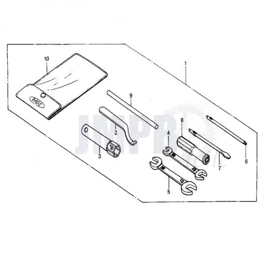 Werkzeugkasten Honda MB50