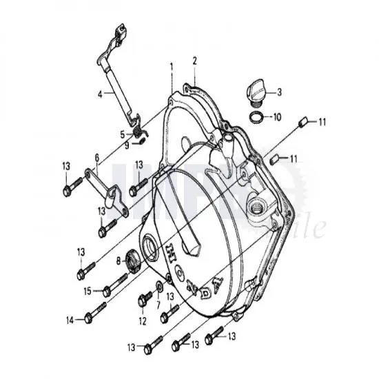 Kupplungsdeckel Honda MT50