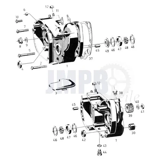 Kurbelgehäuse Sachs 50/3