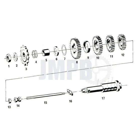 Hauptwelle Sachs 50/4 EKF