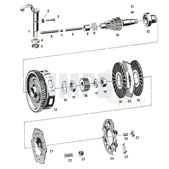 Kupplung Sachs 50/4 EKF
