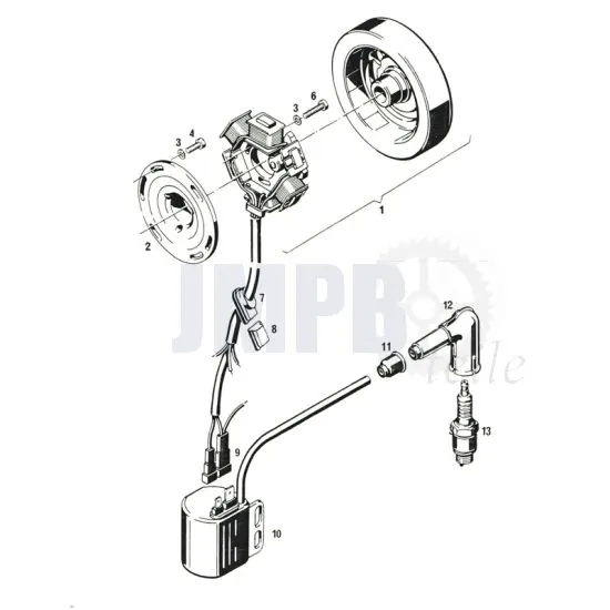 Zündung Sachs 50/4 EKF