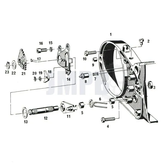 Schaltwelle Sachs 50/4 EKF