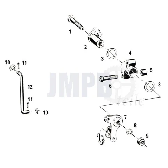 Übertragungsstange Sachs 50/4 EKF