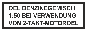 Aufkleber Tank Kraftstoffgemisch Klein transparenten Deutsch