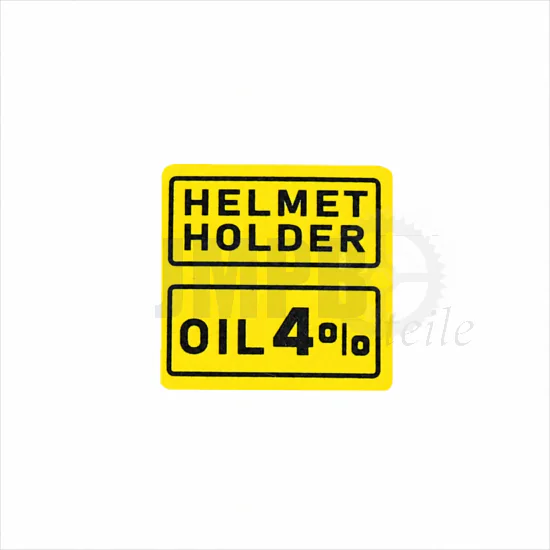 Aufkleber Helmet Holder 4% Honda Camino